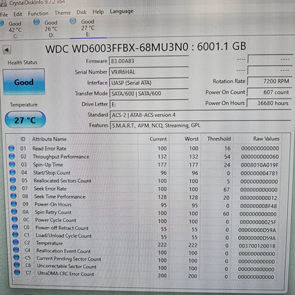 Western Digital 3.5" Red Pro 6TB SATA III 6Gbps HDD WD6003FFBX-68MU3N0
